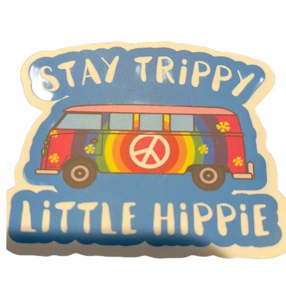 5 STICKERS CAMPING VINTAGE VAN TRAVEL TRIP - Picture 3 of 6